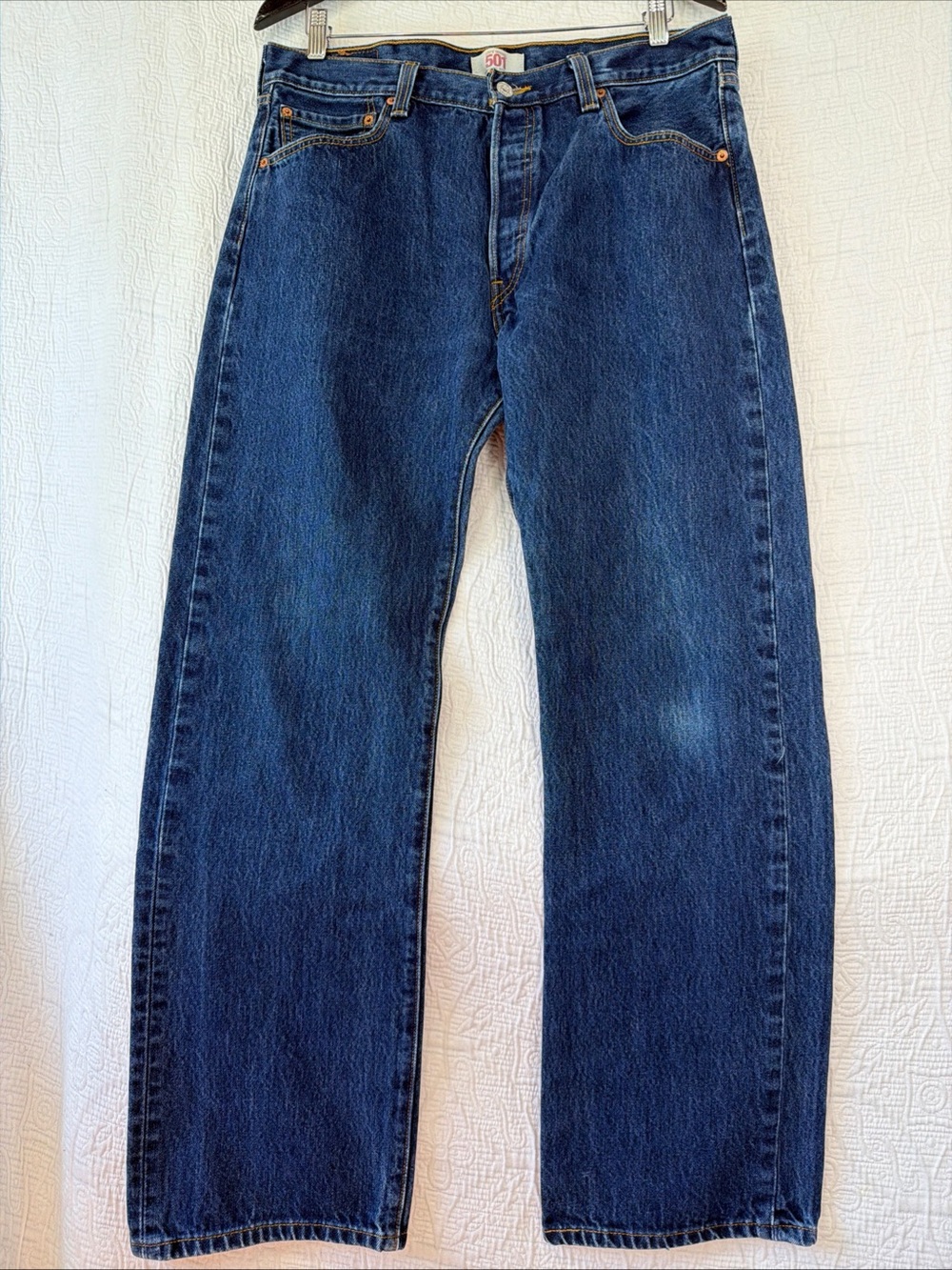 Levis 501 XX Vintage 2009 Blue Jeans Mens 36x32 Dark Wash Fits 34x31 Mexico Made